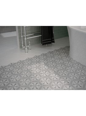 EQUIPE HEXATILE NATURE BLACK AND WHITE 17.5X20cm - ΕΞΑΓΩΝΑ ΜΑΤ ΠΛΑΚΑΚΙΑ 21355