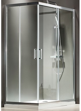 ΚΑΜΠΙΝΑ ΟΡΘΟΓΩΝΙΑ AXIS CORNER ENTRY CX7290C (72X90 CM) - ΔΙΑΦΑΝΟ ΚΡΥΣΤΑΛΛΟ ΚΑΤΑ ΤΩΝ ΑΛΑΤΩΝ