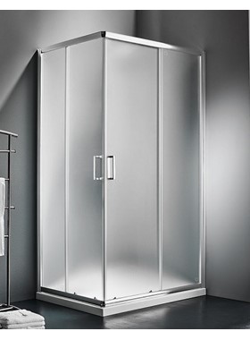 ΚΑΜΠΙΝΑ ΟΡΘΟΓΩΝΙΑ STARLET CORNER ENTRY CS7290F (90X72 CM) - MAT ΚΡΥΣΤΑΛΛΟ