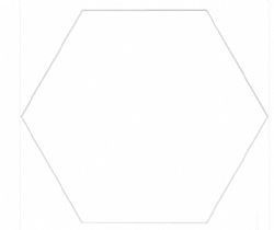 HEXA WHITE 25X22 - ΛΕΥΚΑ ΜΑΤ ΕΞΑΓΩΝΑ ΓΡΑΝΙΤΟΠΛΑΚΑΚΙΑ