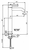 IDEAL STANDARD CERALINE ΜΑΥΡΟ ΜΑΤ BC269XG - ΜΠΑΤΑΡΙΑ ΝΙΠΤΗΡΟΣ ΕΠΙΤΡΑΠΕΖΙΑ