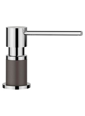 BLANCO LATO DISPENSER 525817 ROCK GREY/CHROME