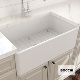 BOCCHI 1138-300 ΝΕΡΟΧΥΤΗΣ ΠΟΡΣΕΛΑΝΗΣ ΕΠΙΚΑΘΗΜΕΝΟΣ 76x46cm ΛΕΥΚΟΣ ΓΥΑΛΙΣΤΕΡΟΣ