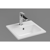 BIANCO CERAMICA FLAT 37040 - ΝΙΠΤΗΡΑΣ ΠΟΡΣΕΛΑΝΗΣ 40x36cm ΕΠΙΚΑΘΗΜΕΝΟΣ ΕΠΙΠΛΟΥ