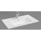 BIANCO CERAMICA FLAT 36080 - ΝΙΠΤΗΡΑΣ ΠΟΡΣΕΛΑΝΗΣ 81,5x46,5cm ΕΠΙΚΑΘΗΜΕΝΟΣ ΕΠΙΠΛΟΥ