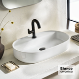 BIANCO CERAMICA ORBIT 31060 - ΝΙΠΤΗΡΑΣ ΠΟΡΣΕΛΑΝΗΣ 60x40cm ΕΠΙΤΡΑΠΕΖΙΟΣ