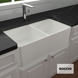 BOCCHI 1139-301 84x46cm - ΝΕΡΟΧΥΤΗΣ ΠΟΡΣΕΛΑΝΗΣ ΕΠΙΚΑΘΗΜΕΝΟΣ ΛΕΥΚΟΣ ΜΑΤ