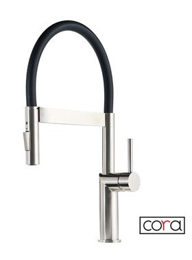 CORA 63640-111 INOX - ΜΠΑΤΑΡΙΑ ΚΟΥΖΙΝΑΣ ΜΕ ΝΤΟΥΣ 2 ΡΟΩΝ