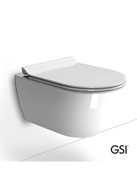 GSI PURA SWIRL 881500SC - ΛΕΚΑΝΗ ΚΡΕΜΑΣΤΗ (55cm) SUPER SLIM SOFT CLOSE - MADE IN ITALY