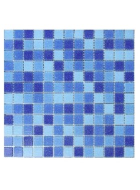 MOSAIC MIX BLUE 32.7X32.7CM - ΨΗΦΙΔΑ 2Χ2cm ΓΙΑ ΜΠΑΝΙΟ ΚΑΙ ΠΙΣΙΝΑ