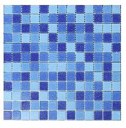 MOSAIC MIX BLUE 32.7X32.7CM - ΨΗΦΙΔΑ 2Χ2cm ΓΙΑ ΜΠΑΝΙΟ ΚΑΙ ΠΙΣΙΝΑ