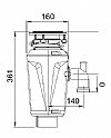 Franke ELITE SLIM 50 Σκουπιδοφάγος - 1/2 hp 3102053933