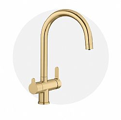 BLANCO TRIMA 526695 SATIN GOLD (ΧΡΥΣΟ) - ΜΠΑΤΑΡΙΑ ΚΟΥΖΙΝΑΣ ΜΕ ΕΞΟΔΟ ΦΙΛΤΡΟΥ GERMANY