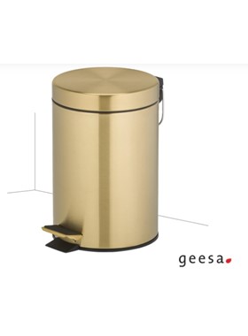 GEESA 634-211 ΧΑΡΤΟΔΟΧΕΙΟ 3Lt GOLD BRUSHED PVD