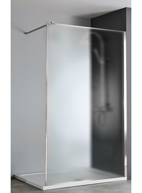 ΠΑΝΕΛ ΝΤΟΥΣΙΕΡΑΣ DEVON IWIS FLUTED WALK-IN CHROME IW70FC-100 (70x200cm) ΚΑΤΑ ΑΛΑΤΩΝ