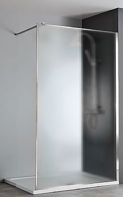 ΠΑΝΕΛ ΝΤΟΥΣΙΕΡΑΣ DEVON IWIS FLUTED WALK-IN CHROME IW70FC-100 (70x200cm) ΚΑΤΑ ΑΛΑΤΩΝ